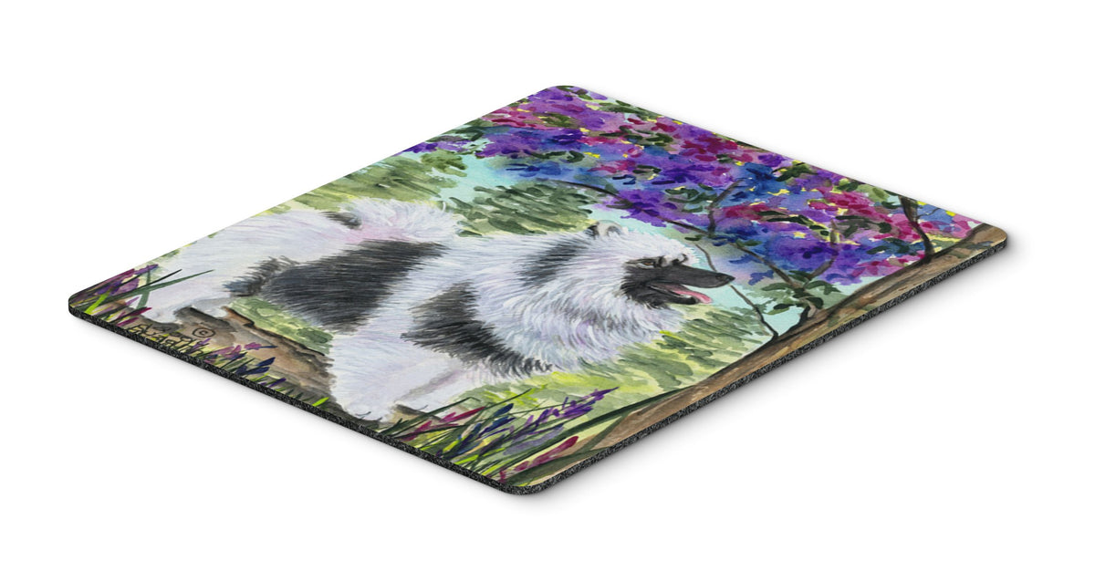 Caroline's Treasures SS8063MP Keeshond Mouse Pad, Hot Pad or Trivet for Home Office Gaming Working Computers Laptop Mouse Mat,Washable Large Mousepad
