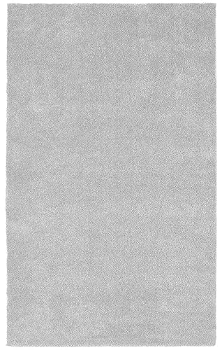 Garland Rug Carpet Bath Rug, 5-Feet by 8-Feet, Platinum Gray