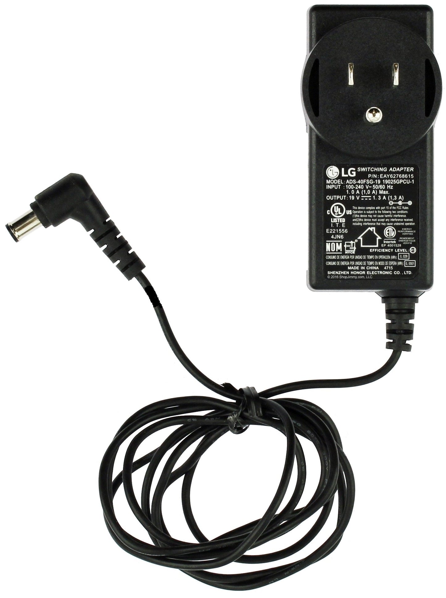 Original LG ADS-40FSG-19 19025GPCU-1 AC Adapter Power Supply EAY62790007 for LCD LED LG Televisions.