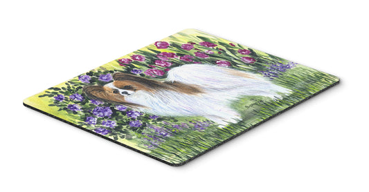Caroline's Treasures SS8153MP Papillon Mouse Pad, Hot Pad or Trivet for Home Office Gaming Working Computers Laptop Mouse Mat,Washable Large Mousepad