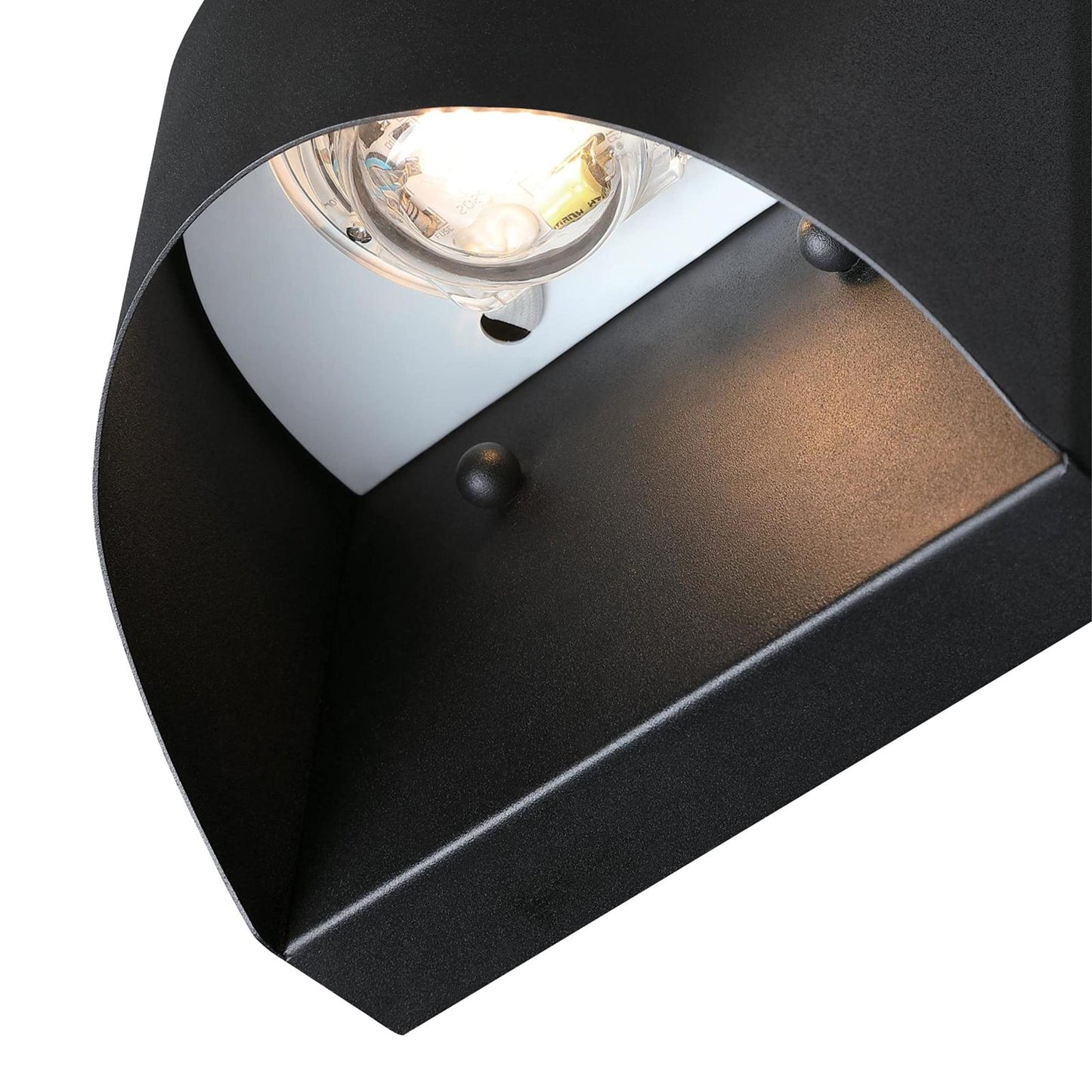 Westinghouse 6122800 Nardella Transitional One Light Dimmable LED Outdoor Wall Fixture, Textured Black Finish, Dark Sky Friendly