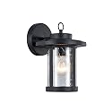 Chloe Lighting CH22060BK10-OD1 Vaxcel Transitional 1 Light Black Outdoor Wall Sconce 10 inch Height Vaxcel Transitional Black Outdoor Wall Sconce