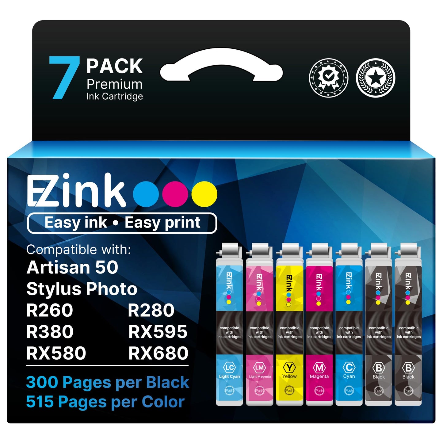 E-Z Ink Remanufactured Replacement for 78 Ink Cartridges for T078 R380