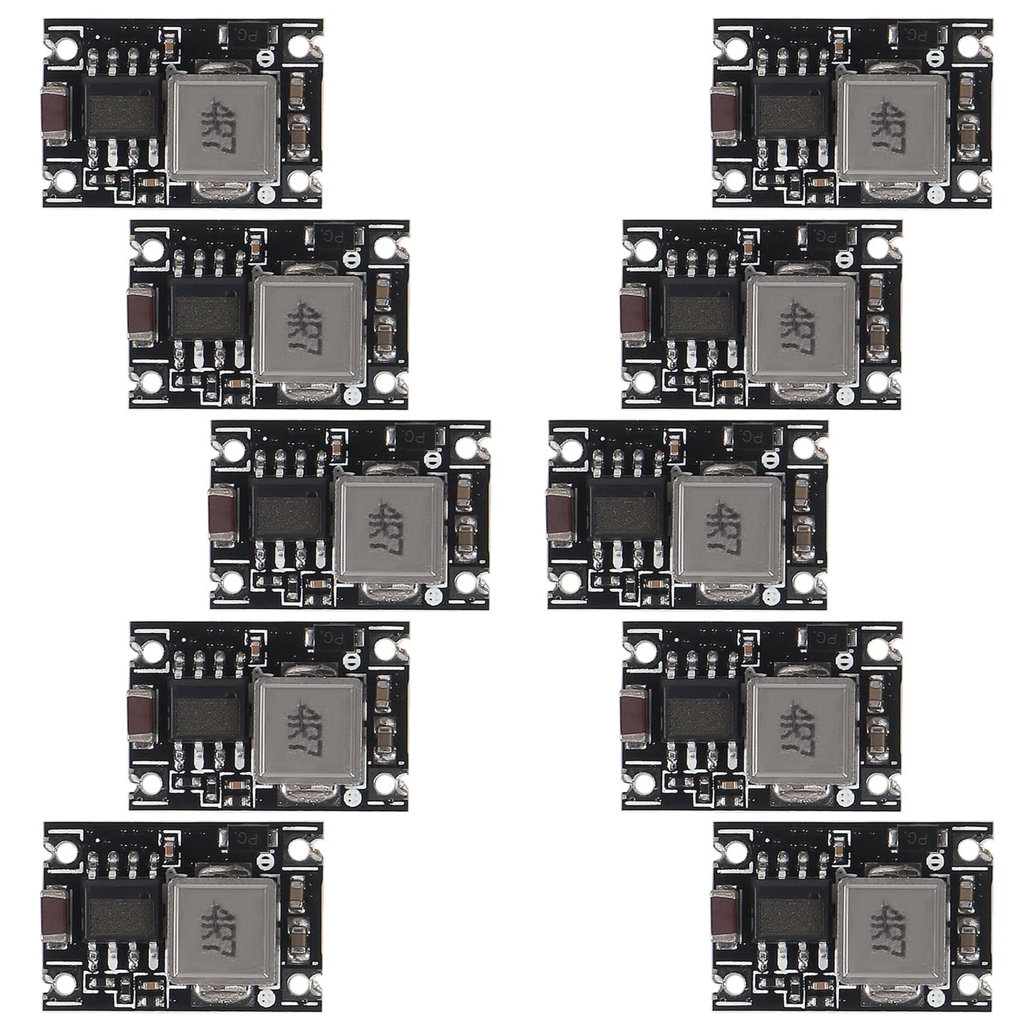 10PCS 5V Regulator Mini Reducer DC 5-30V 12V 24V Buck to 5V Buck Converter Board 1.8A Output Mini360 Small Size Aircraft Model MP1584EN Power Module