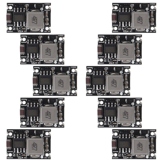 10PCS 5V Regulator Mini Reducer DC 5-30V 12V 24V Buck to 5V Buck Converter Board 1.8A Output Mini360 Small Size Aircraft Model MP1584EN Power Module