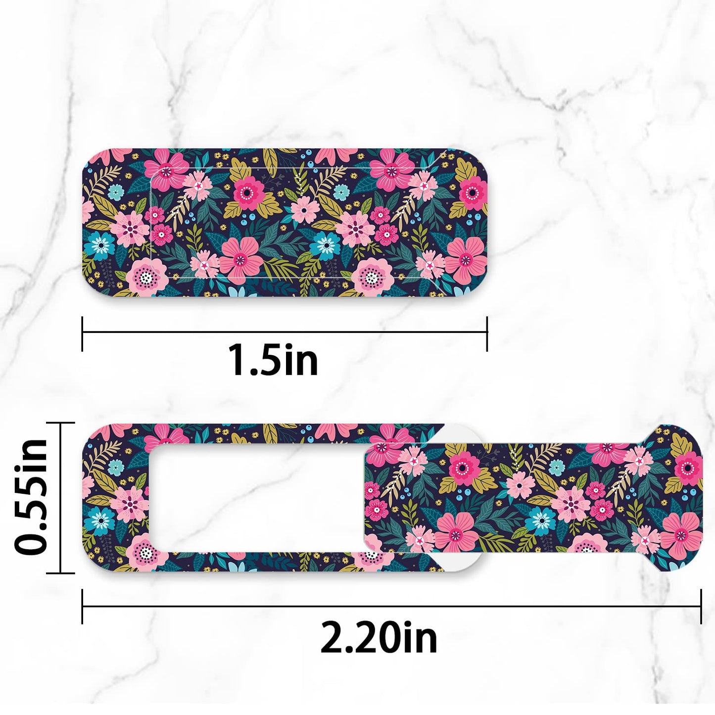 Webcam Cover, 3 Pieces, Laptop Camera Cover, Privacy Shielding Capacity is Twice as Big as The Traditional, Suitable for Computer Mobile Phones