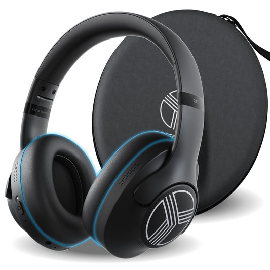 TREBLAB Z2 Hybrid Active Noise Cancelling Workout Headphones - Signature-HD Sound, Deep Bass, 58H Battery, Comfortable, Foldable Over Ear Bluetooth…