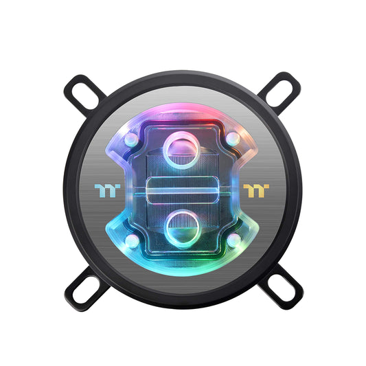 Thermaltake Pacific W7 Plus 16.8 Million RBG Color Software Enabled (TT RGB Plus/Alexa/Razer Chroma) AMD/Intel (LGA 1200) Built-in Temp Sensor CPU