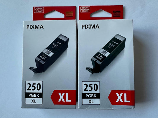 Canon PGI-250 XL Black Ink Cartridge (2 Pack)