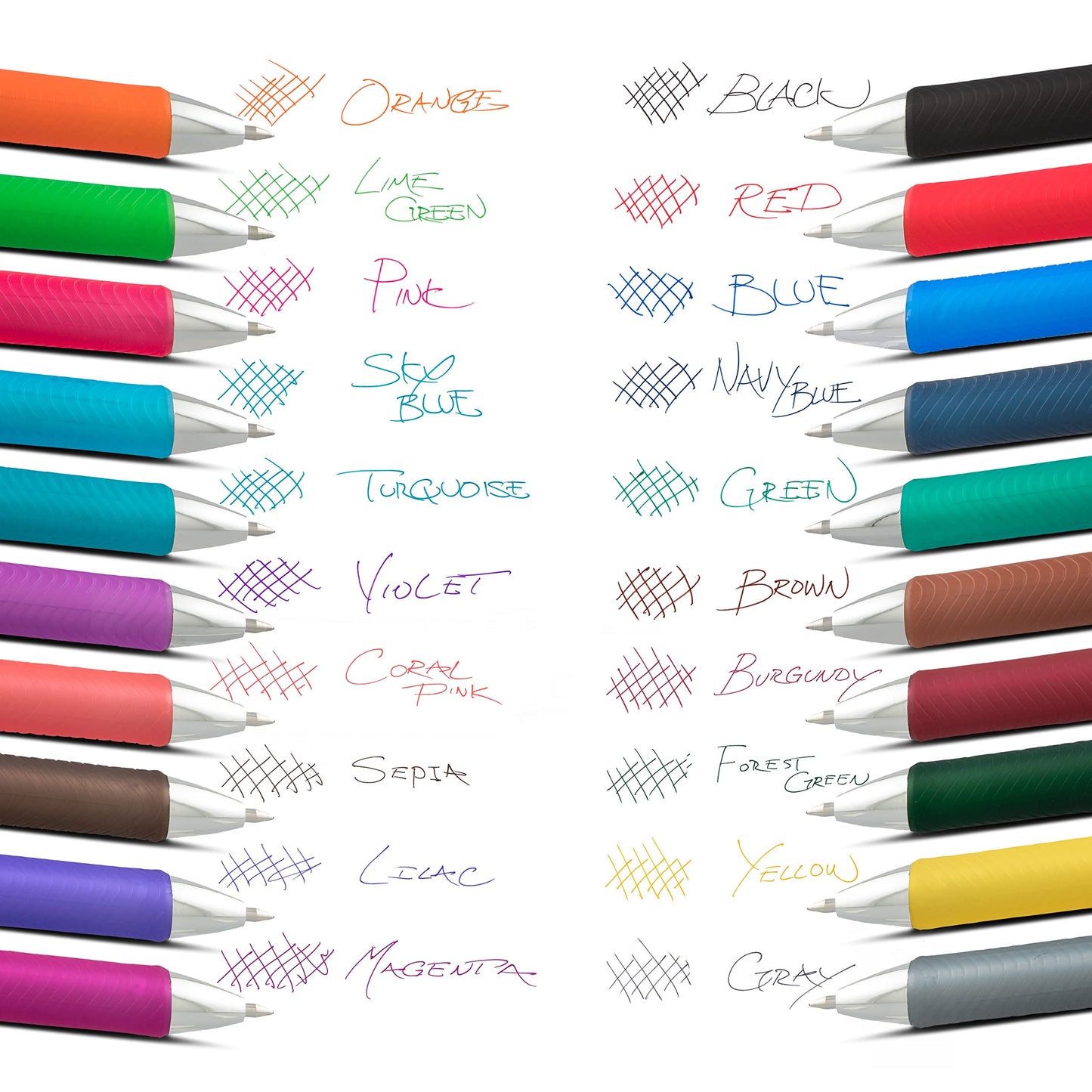 Pentel Refill Ink - For EnerGel Gel Pen, 0.7mm Metal Tip, Medium, Coral Pink Ink, 12 pack (LR7-P3)