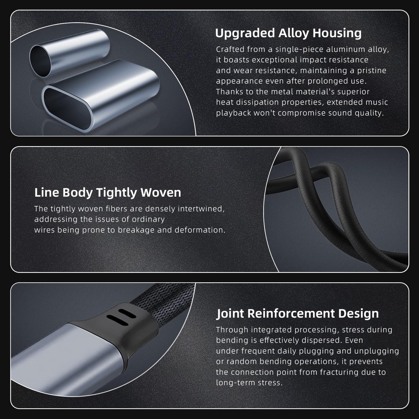 MOYAGOA USB C to 3.5mm Headphone Jack and Charger Adapter, 2-in-1 Audio & Fast Charging Splitter for iPhone Supports Hi-Res Lossless Sound