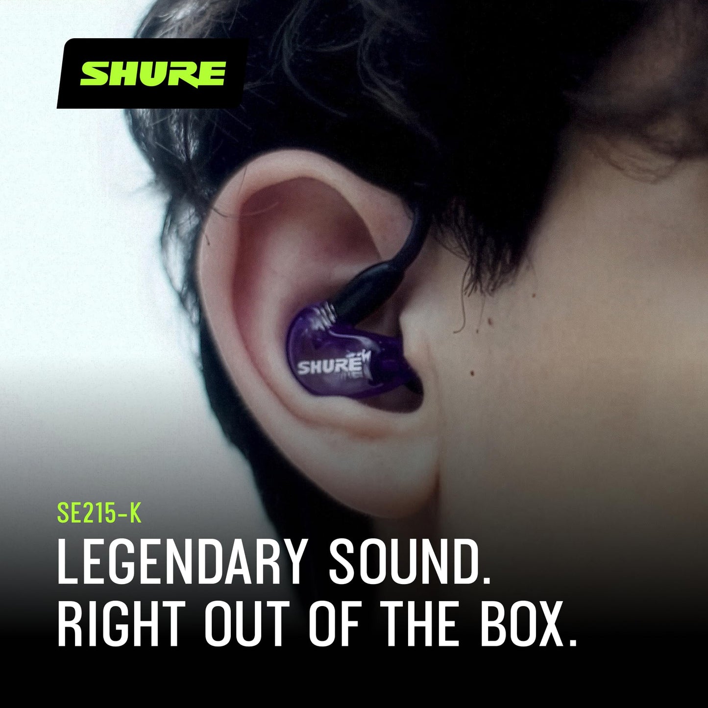 Shure SE215 PRO Sound Isolating Wired Earbuds - Clear