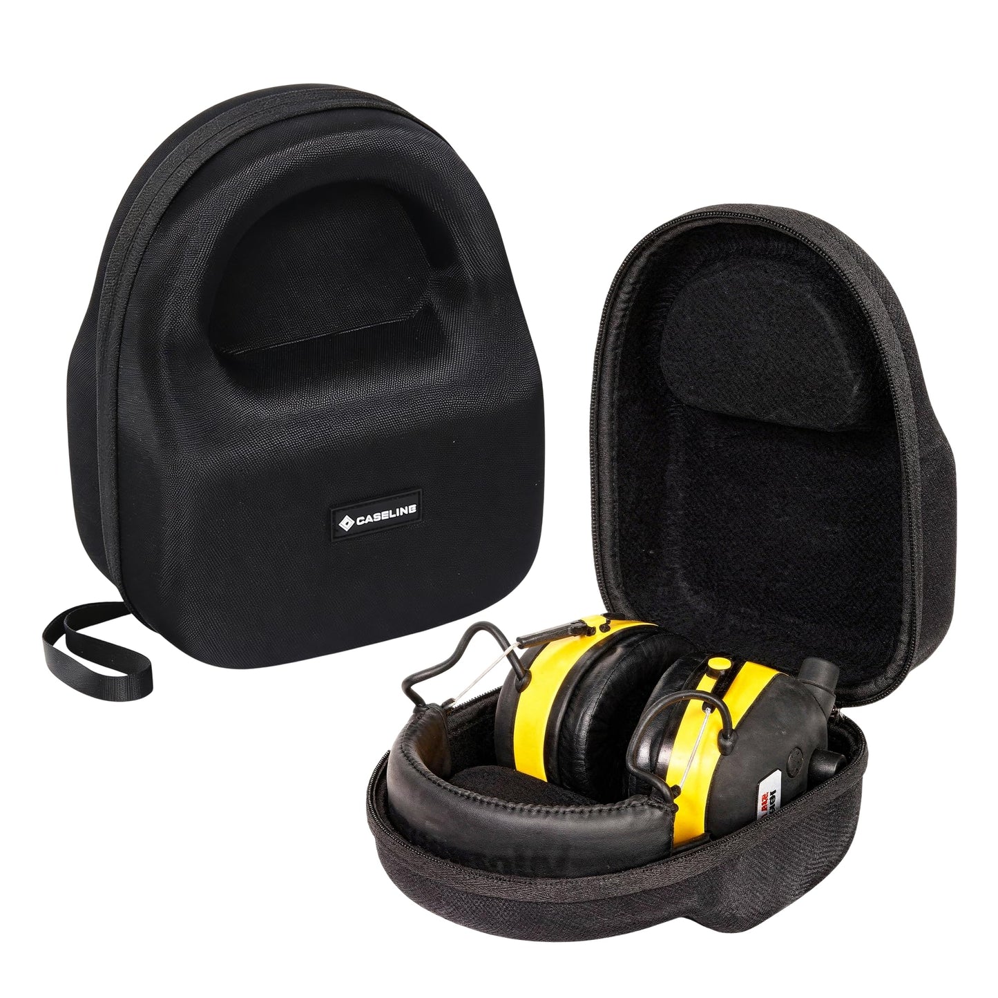 caseling Ear Muff Case - Fits 3M WorkTunes Connect Hearing Protector - Earmuff EVA Ear Protection Hard Case for Storage and Travel (Case Only)