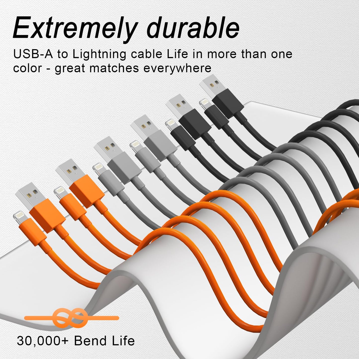 iPhone Charger Lightning Cable [Apple MFi Certified] Long Nylon Braided USB Fast Charging Phone Charger Cord for iPhone 14 Pro/13 mini/13/12/11 Pro…
