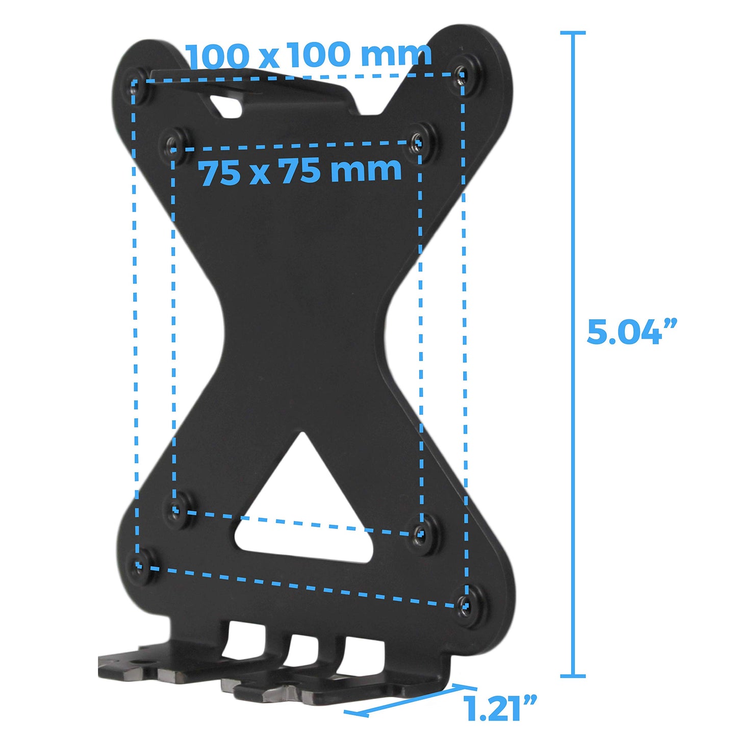 HumanCentric VESA Mount Adapter Compatible with HP Pavilion 27xw, 25xw, 24xw, 23xw, 22xw, 22cwa, 27cw, 25cw, 24cw, 23cw, and 22cw Monitors, Works
