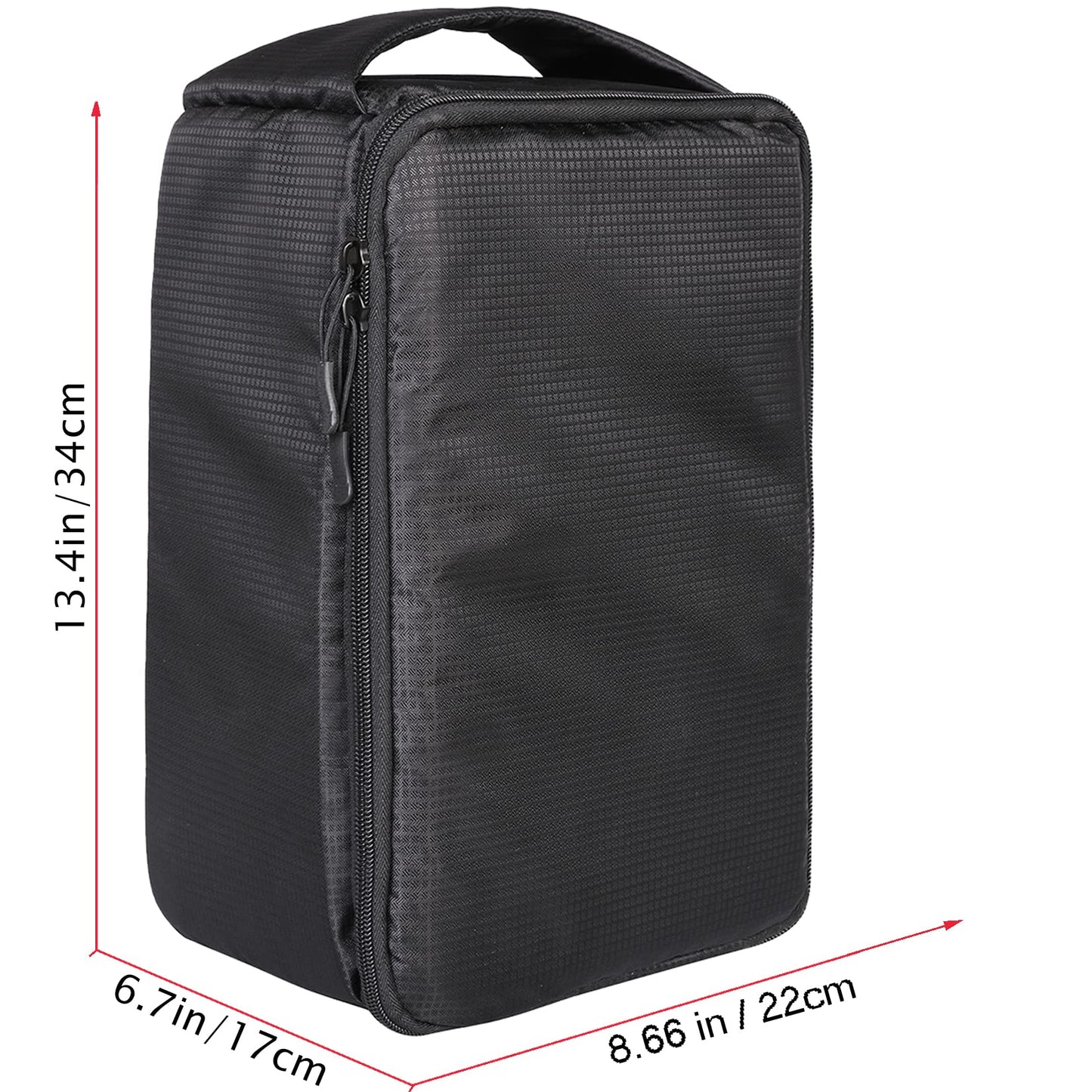 AYVANBER Roomy Camera Protective Bag Insert Waterproof Lens Pouch Shockproof DSLR SLR Carrying Case with Thicken Partition Padded Liner for Sony Canon