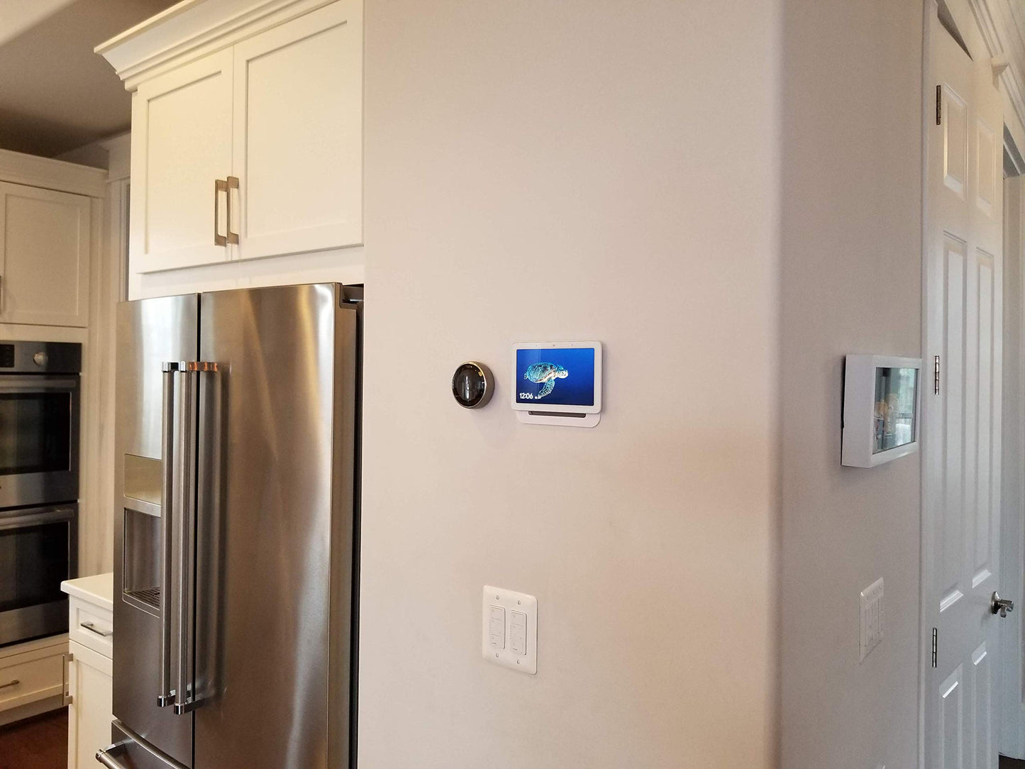 Mount Genie Simple Built-in Google Nest Hub Gen 2 Wall Mount [Does NOT FIT 2018 Gen 1]: The Perfect Smart Home Command Center | PoE Option Available |