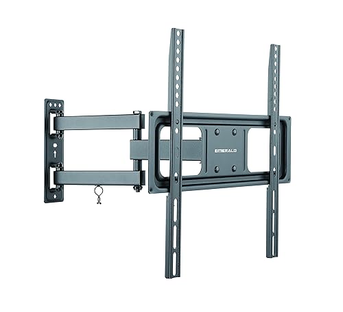 Emerald Full Motion TV Wall Mount Bracket for 26-70 Inch TV, Flat Curved TVs
