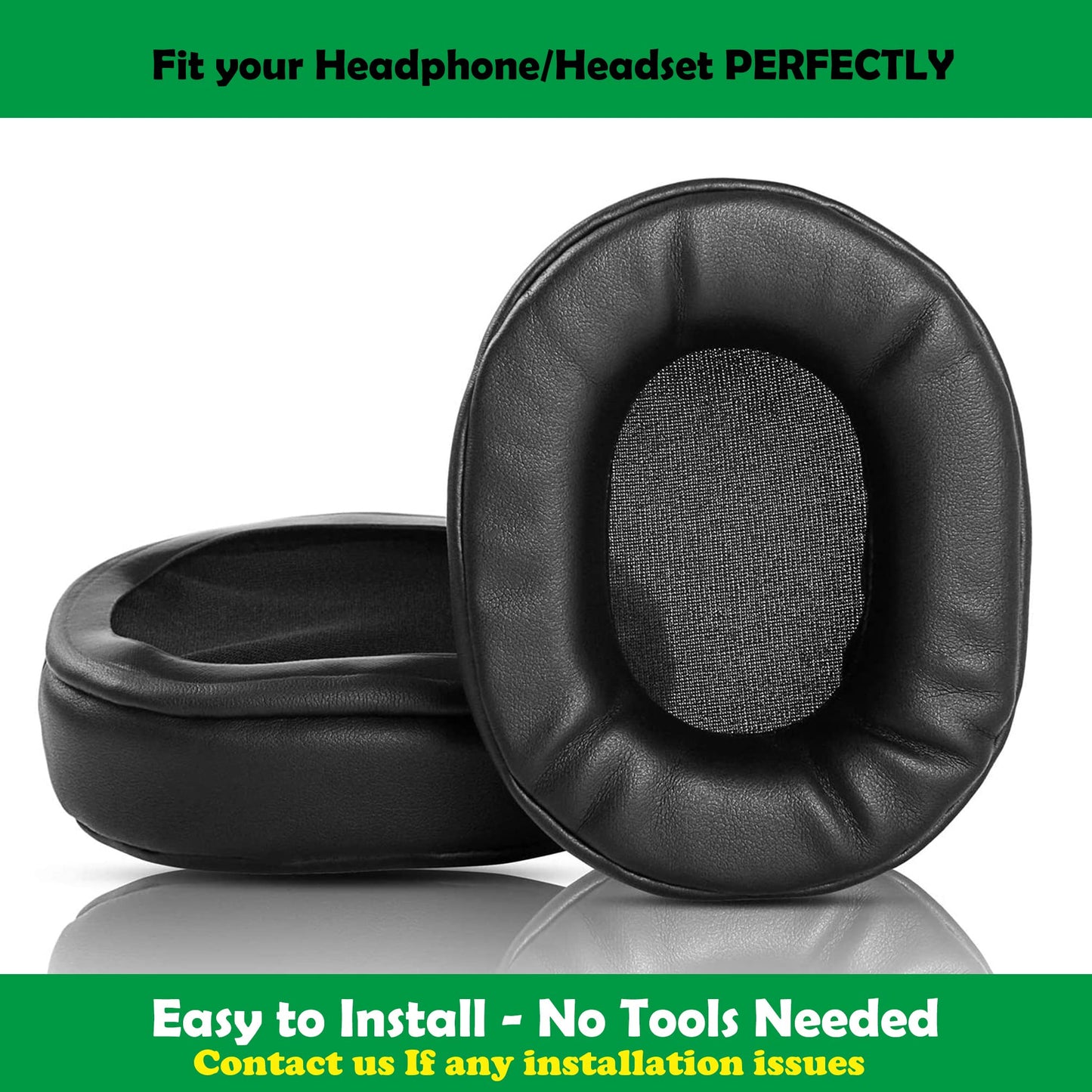 Professional Replacement Earpads Cushions Compatible with Srhythm NC75 Pro NC 75 Headphones Ear Pads with Softer Leather Foam