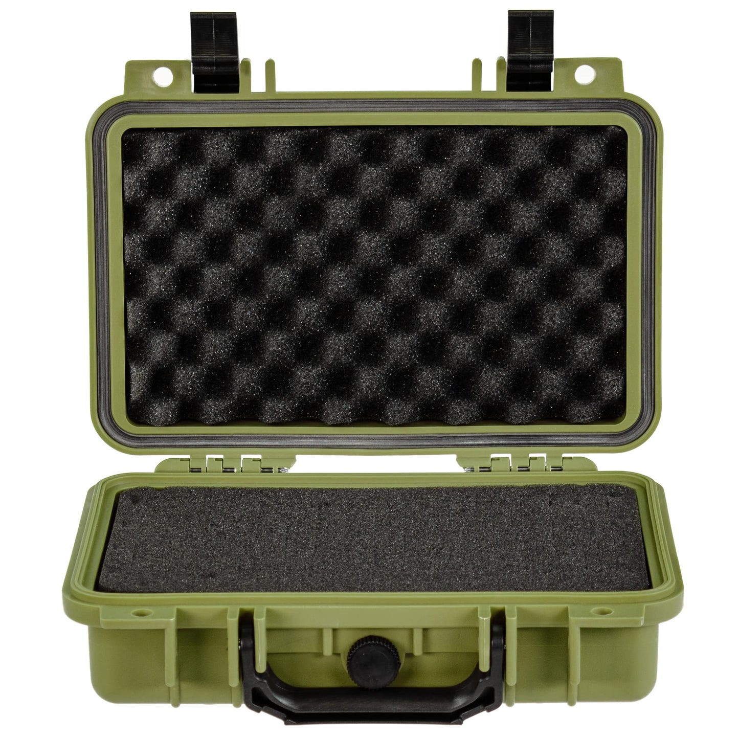 Eylar Protective Gear and Camera Hard Case Waterproof Dry Box with Foam 11.6 Inch 8.3 Inch 3.8 Inch (OD Green)