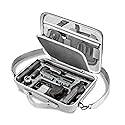 Carrying Case for Insta360 X5 Dual Travel Bag X5 Accessories Compatible with Fast Charge Hub Bullet Time Handle, 114CM Selfie Stick, For Insta 360