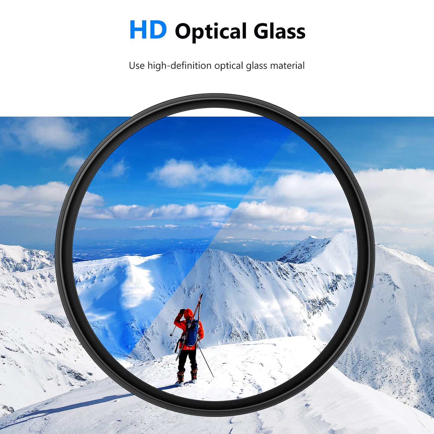 NEEWER 82mm MRC UV Protection Filter 30 Layers Nano Multi-Resistant Coatings/HD Optical Glass/Water Repellent/Scratch Resistant/Aluminum Alloy Ultra