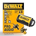 DEWALT Heavy Duty Bluetooth Jobsite Pro X2 ANC True Wireless Earbuds, Active Noise Cancelling Work Earbuds, Turn Dial Controls, 10Hr Runtime (40+…