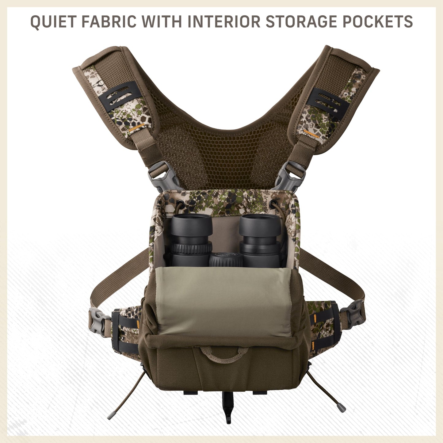 Badlands Bino EZ - Modular Binocular Harness System for Optimal Performance and Durability, Approach GT, Medium