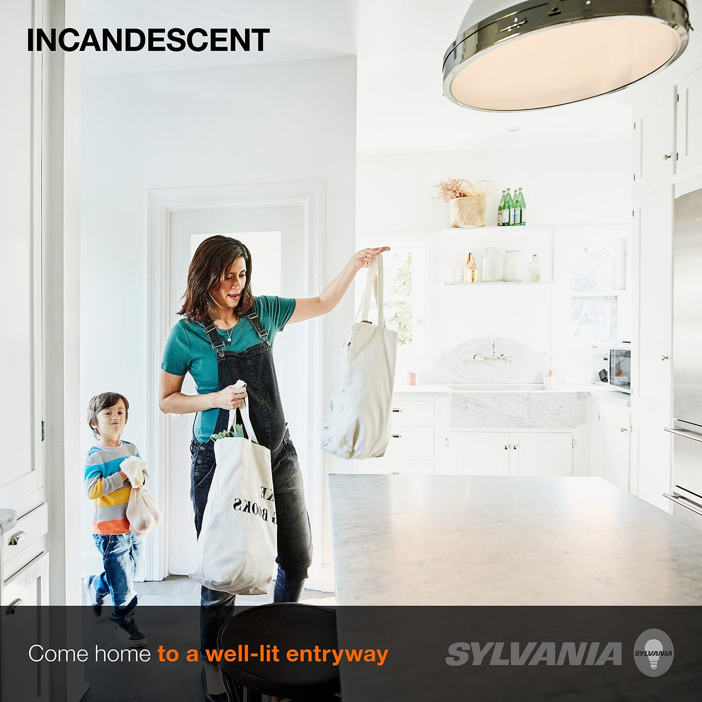 Sylvania Incandescent A19 E26 Medium Base 25 Watt Light Bulbs, 2 Pack