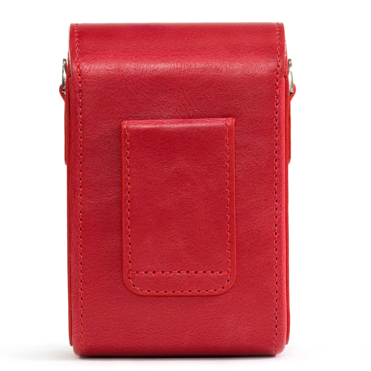 MegaGear Leather Camera Case with Strap Compatible with Canon PowerShot G7 X Mark III, G7 X Mark II, G7 X - MG1216, Red