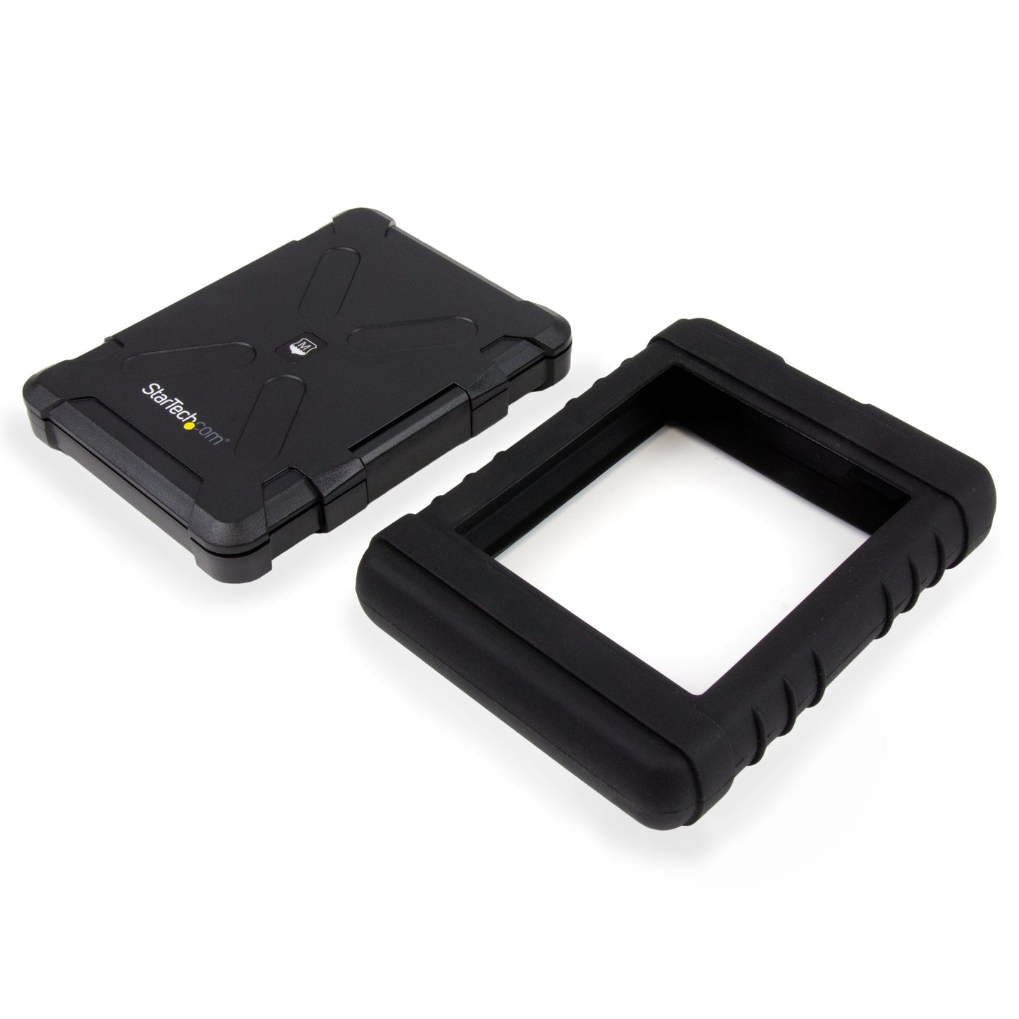 StarTech.com USB 3.0 to 2.5" SATA SSD/HDD Enclosure - UASP Enhanced External Hard Drive Enclosure - MIL-STD-810G Rated Case (S251BRU33),Black