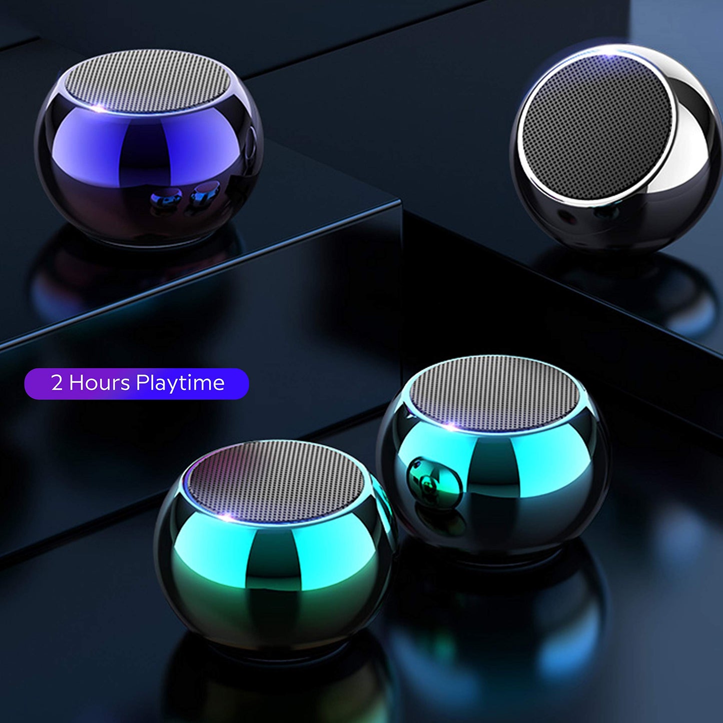 Dosmix TWS Wireless Portable Small Bluetooth Speakers with Big Sound, Wireless Stereo Pairing, Metal Enclosure,Minimalism Design, Nylon Lanyard