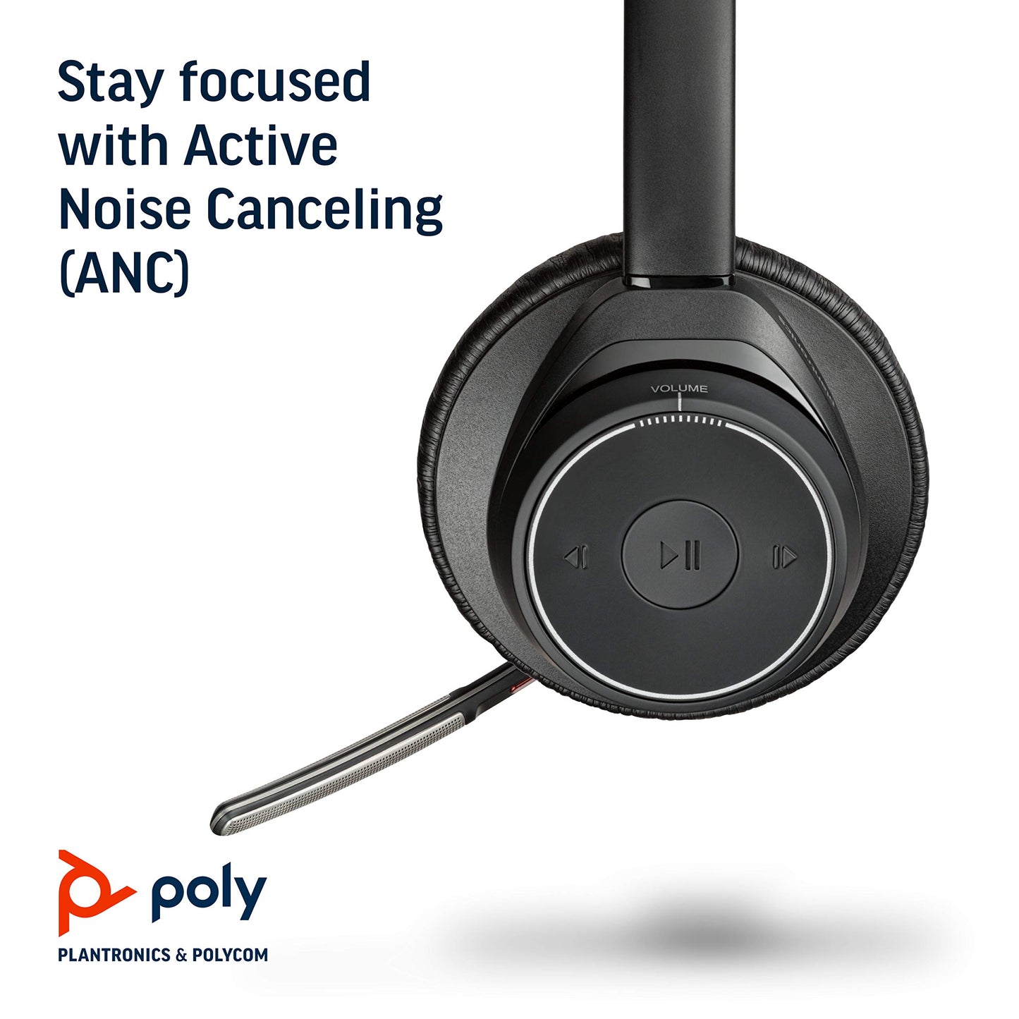 Plantronics Voyager Focus UC, USB-C, No Stand