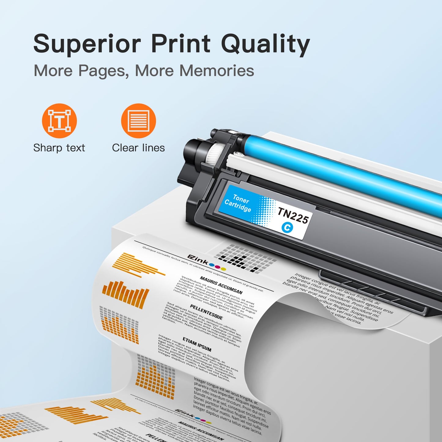 E-Z Ink Compatible Replacement for Brother TN225 TN-225 Toner Cartridge