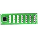 Leviton 1 x 6 Bridged Telephone Expansion Board (4 Lines to 6 Locations), 47609-F6, Ivory