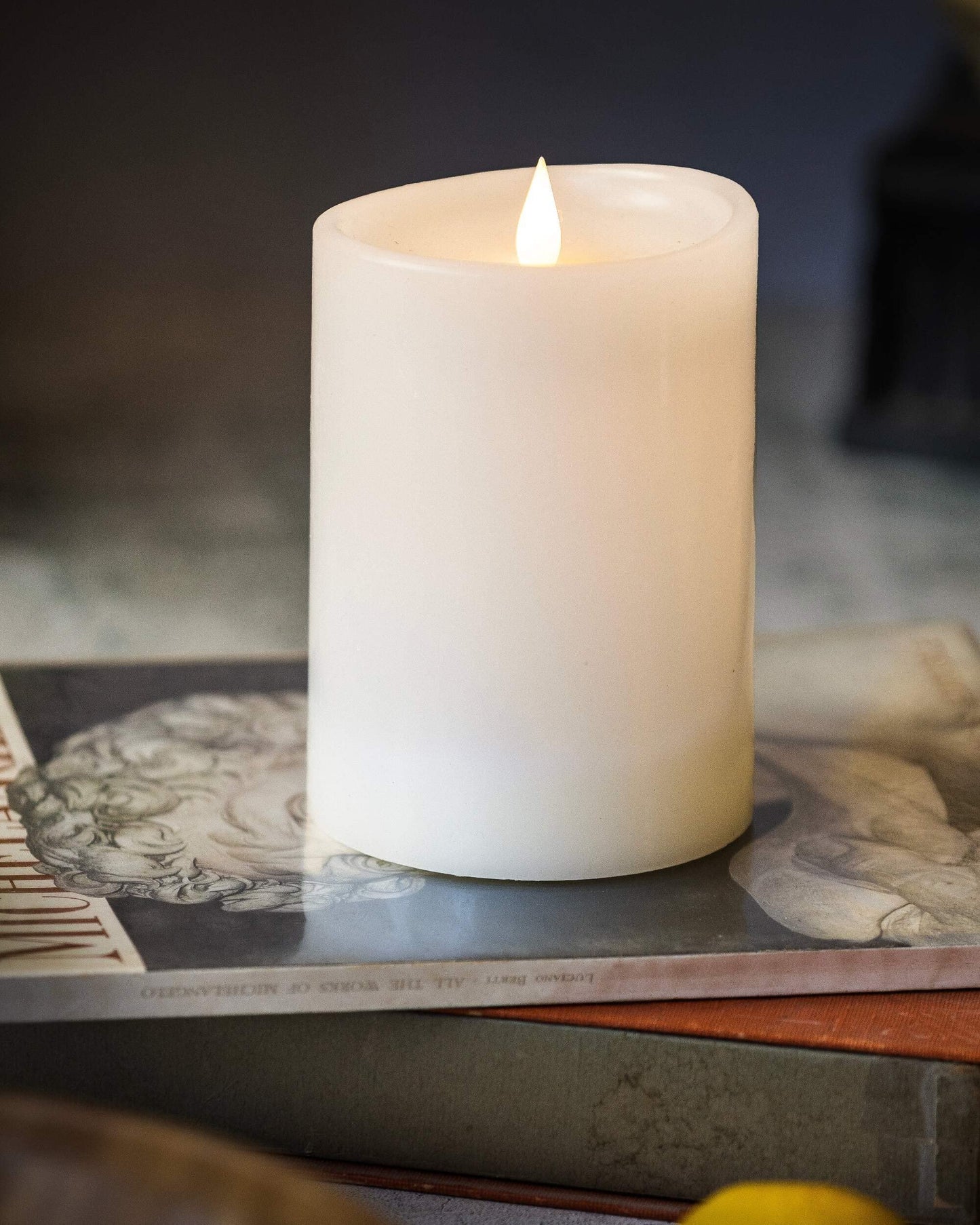 Seasonal LLC Classic Motion Flameless Candle Set, 3D Moving Flame, Authentic Look, Safe, Cozy & Relaxing Ambiance, Home & Event Décor, Gift Giving