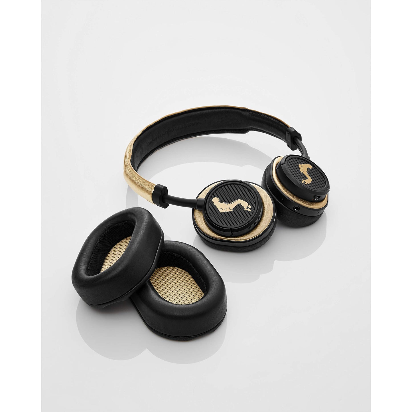 Master & Dynamic MW50+ Wireless Bluetooth Headphones, 40mm Beryllium Driver, Interchangeable 2-in-1 Design, Converts from Over-Ear Headphones…