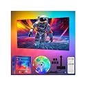 GHPFLOXQY TV Backlight with Camera for 75-85 Inch TV, 16ft LED Strip Lights that Sync with TV, 90 LEDs/m Bias Lighting, Music Sync LED Strip