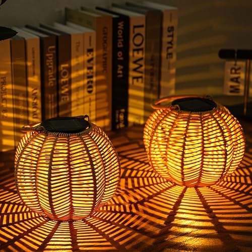 Solar Lanterns Outdoor Waterproof, KagoLing Solar Lantern Light Gifts for Women Lanterns Decorative Outdoor, Hanging Lantern for Garden, Yard, Patio