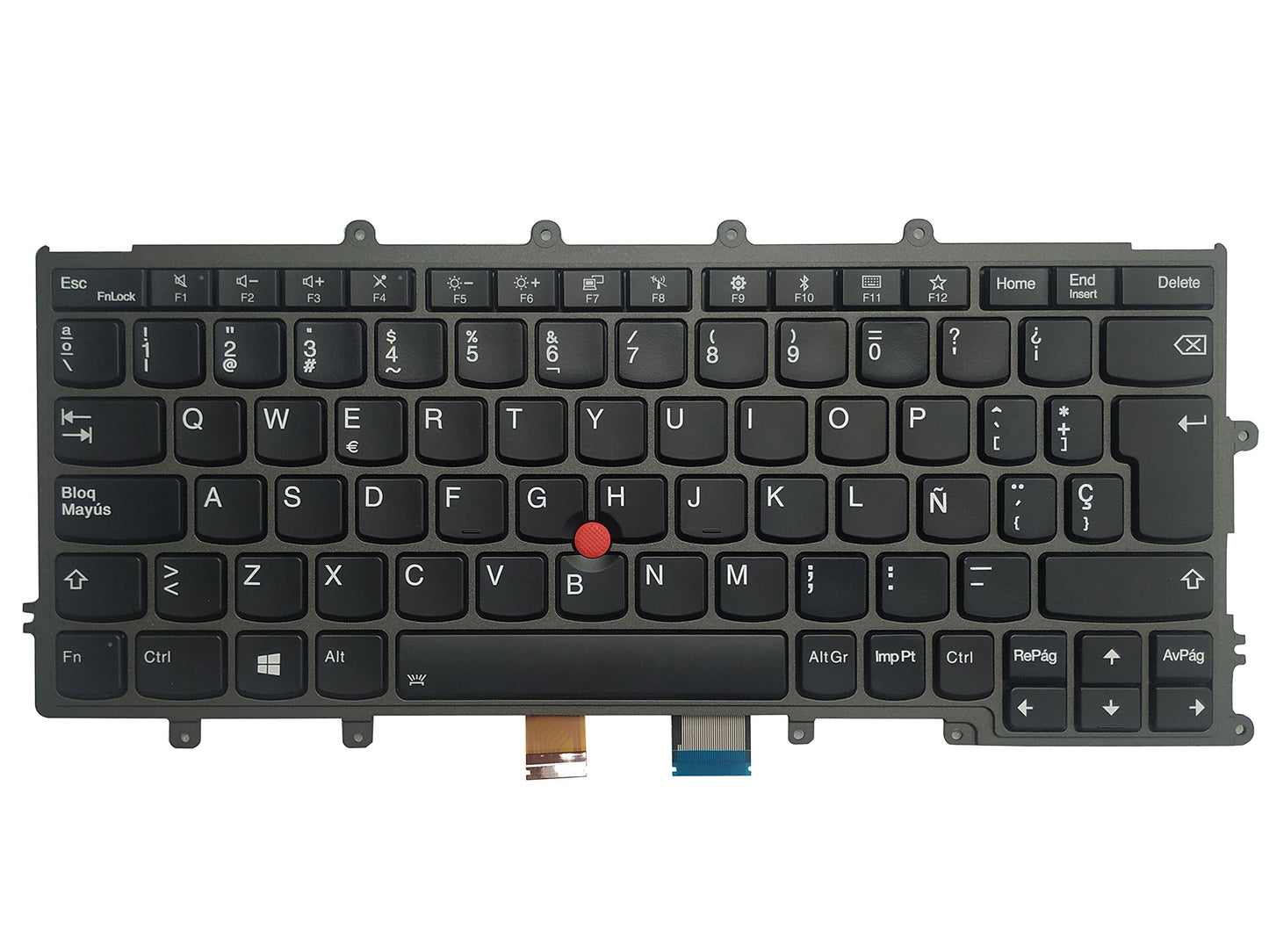 Spanish Keyboard Compatible for Lenovo ThinkPad X230S X240S X240I X240 X250 X260S X270 (with Backlight)