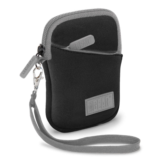 USA Gear Small Camera Case Compatible with Nikon Coolpix A10, S4300, S6900, W300, L22 & More - Digital Camera Sleeve Neoprene, Belt Loop, Wrist Strap