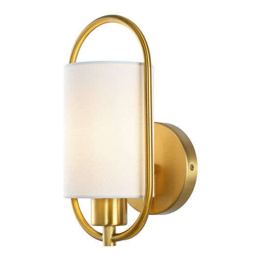 SAFAVIEH Lighting Collection Haldea Contemporary Brass Single Wall Sconce