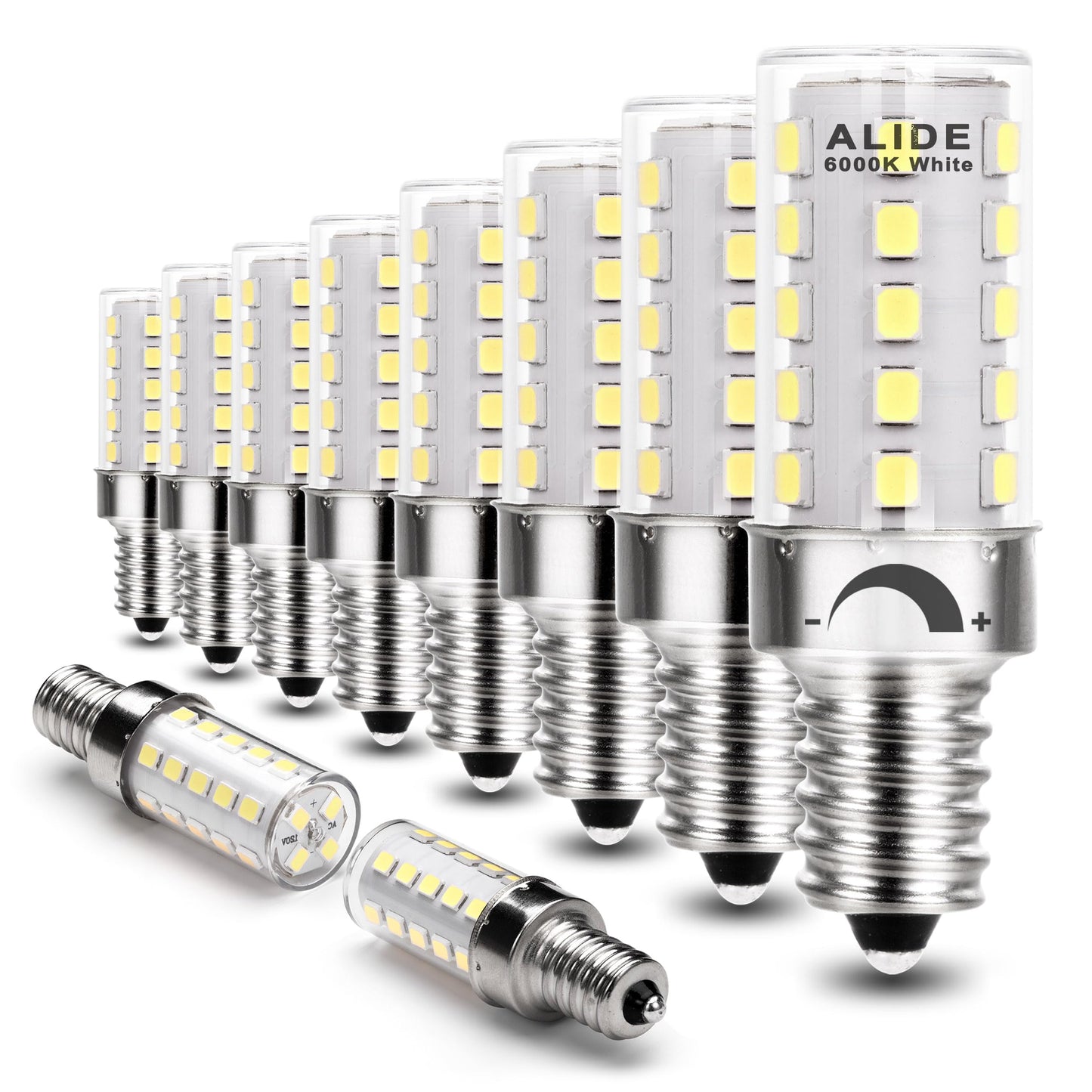 ALIDE Dimmable E12 Led Candelabra Bulb 40w Equivalent 6000k Daylight White