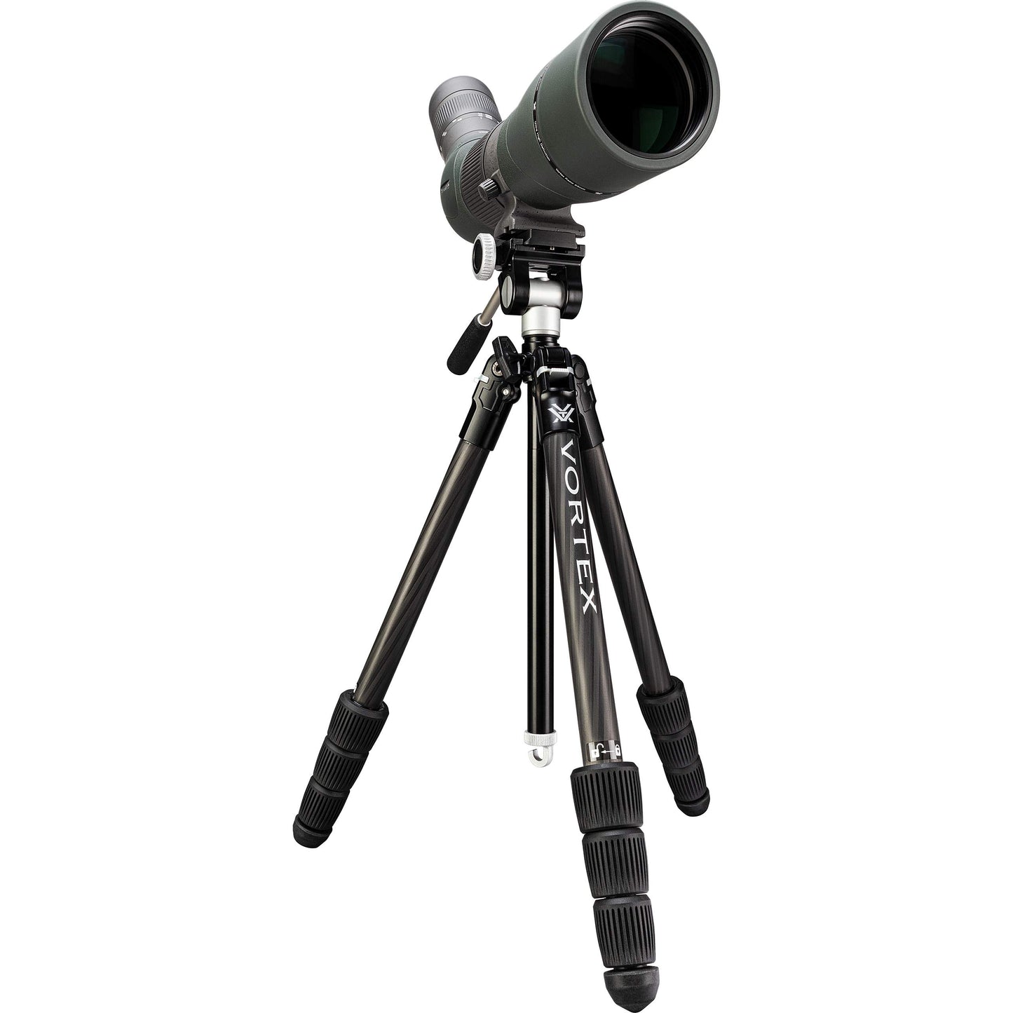 Vortex Optics Summit Carbon II Tripod Kit - Light Weight Design, Carbon Fiber Tripod, 2-Way Pan Head, 22 lb Max Load, Rubber Feet - Unlimited