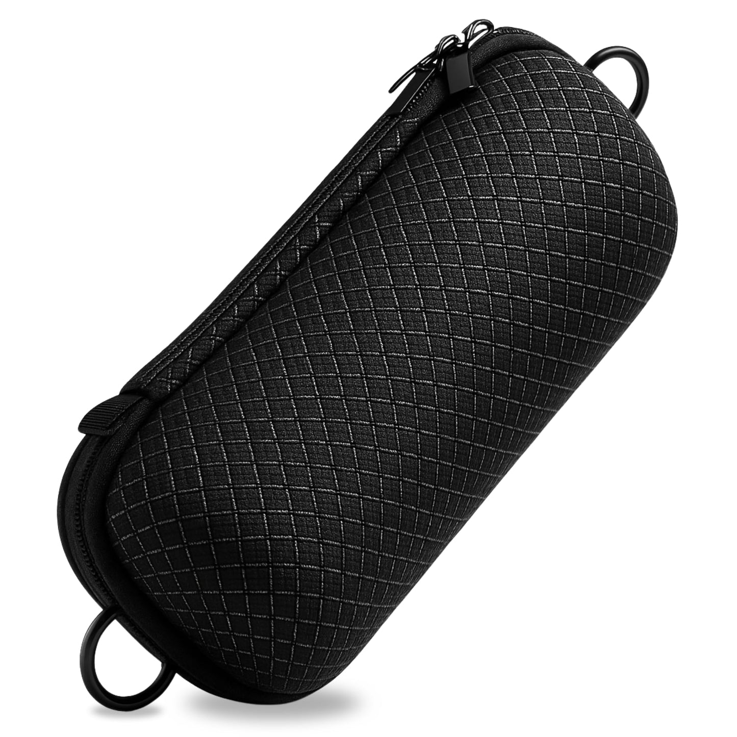 Ekoomar Flip 7 Portable Speaker Travel Case - Compatible with JBL Flip 7 - Protective Hard Shell Case with Shoulder Strap | Carabiner & Hand Strap