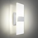 ASD 12 Inch Indoor LED Wall Sconce - 12W 2700K-5000K Dimmable Brushed Nickel Wall Sconce Lights for Living Room, Bedroom, Bathroom, Hallway - Modern