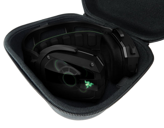 CASEMATIX Gaming Headphone Case Compatible with Razer Kraken X, Chroma, Man O War, Tiamat and More - Case Only