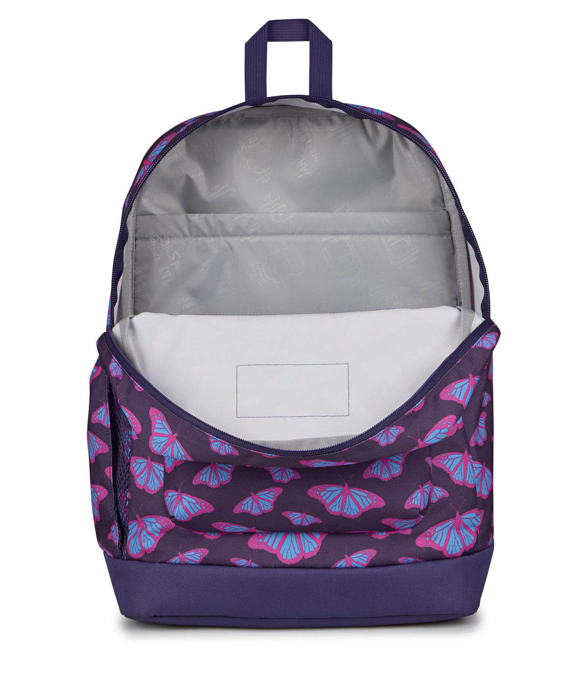 JanSport 26L Cross Town Plus Backpack, Flutter By Purple