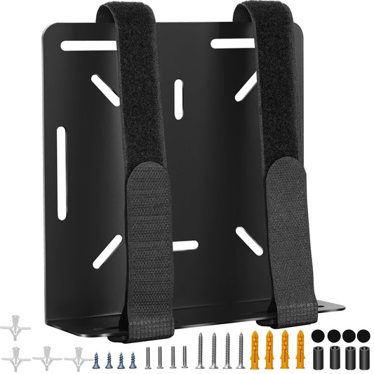 Universal Wall and VESA Mount for Micro PC, UPS Units, WiFi Router, Cable Modem and Other Electronic Devices Adjustable Strap Mount Bracket for Dell