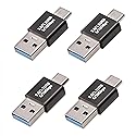Pastall 𝟒𝐏𝐚𝐜𝐤 𝐔𝐩𝐠𝐫𝐚𝐝𝐞𝐝 USB 3.1 Male to USB C Male Adapter ，USBc/Typec Male to USB Male Converter, Compatible with Mobile Phones/Computers/Notebook…